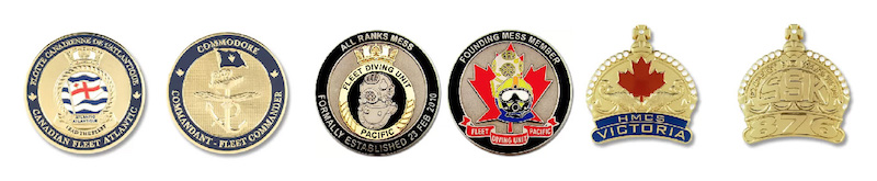 Royal Canadian Navy Challenge Coins