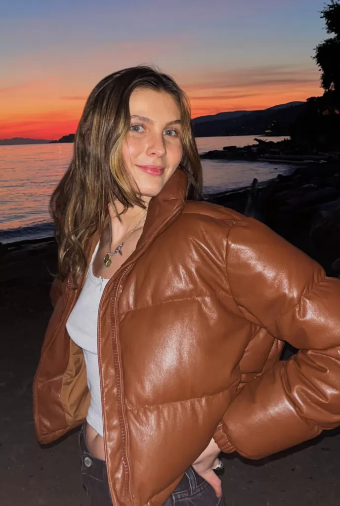 Emma on the beach