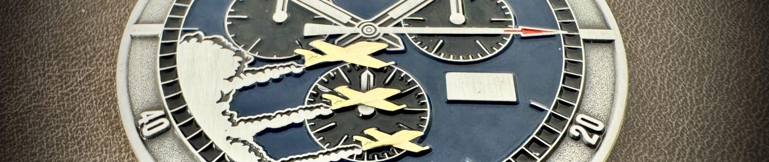 Custom Challenge Coin with gold and antique silver