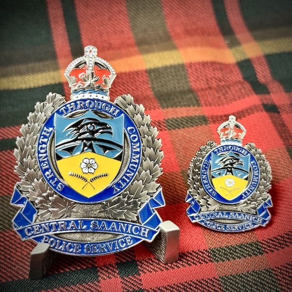 Central Saanich Police uniform Badges