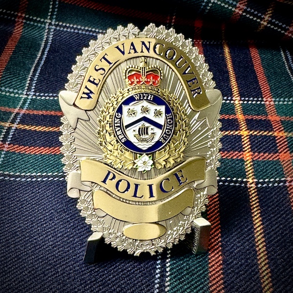 West vancouver Police wallet badge