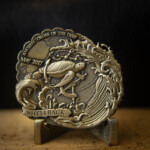 3D Antique Bronze Coin HMCS Ottawa Shellback challenge Coin Canada