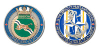 HMCS Fredericton OP REASSURANCE challenge coin